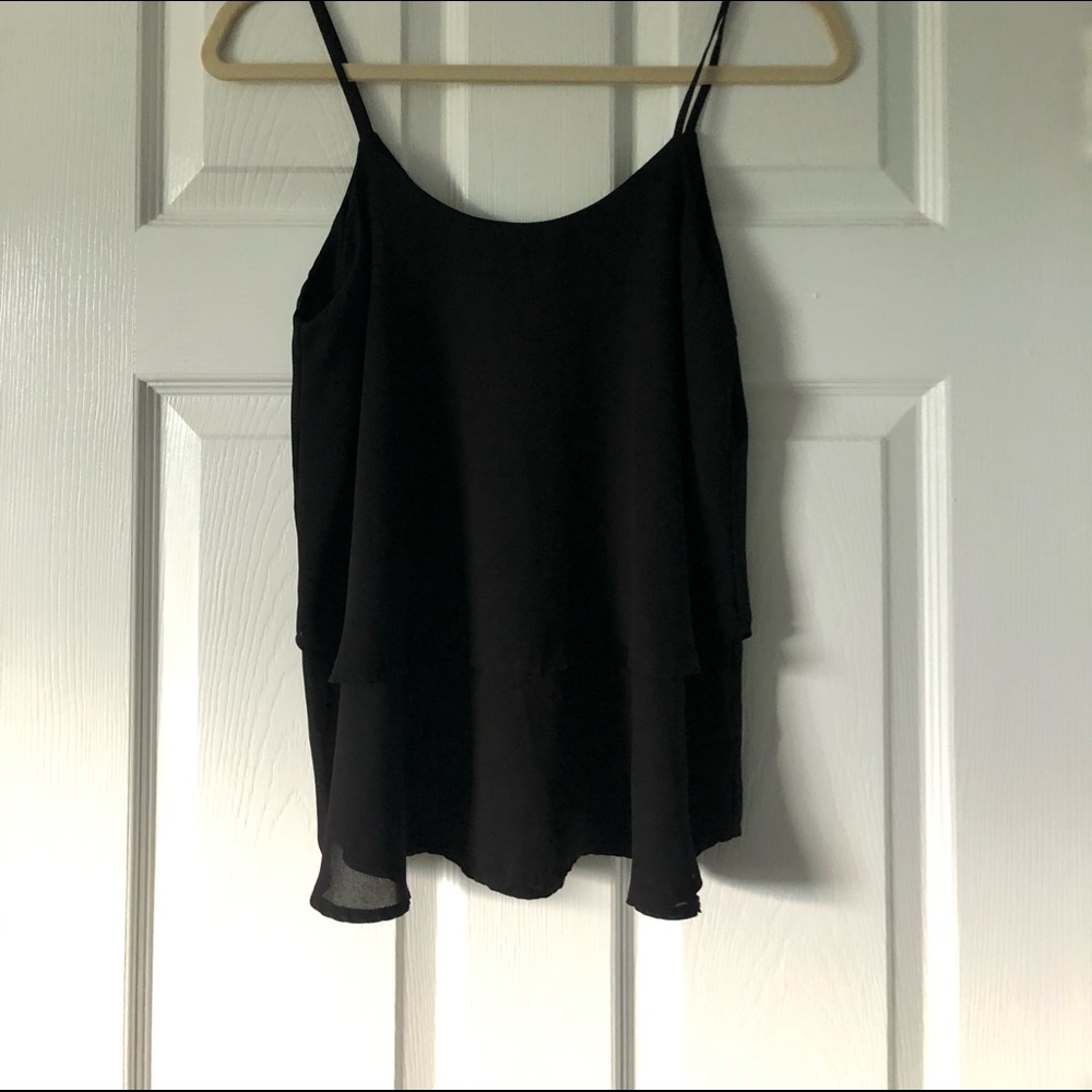 black tank top